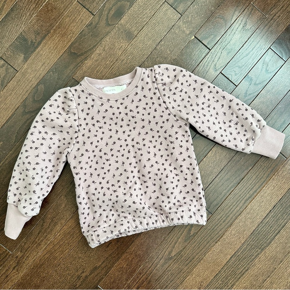 Floral Patterned Sweatshirt